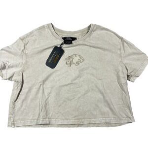 Pro Standard Womens Medium Tan‎ Clark Atlanta University Panthers T-Shirt NWT